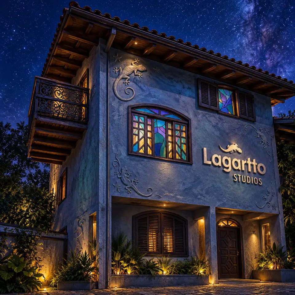 A casa da Lagartto Studios, onde fica o estúdio
